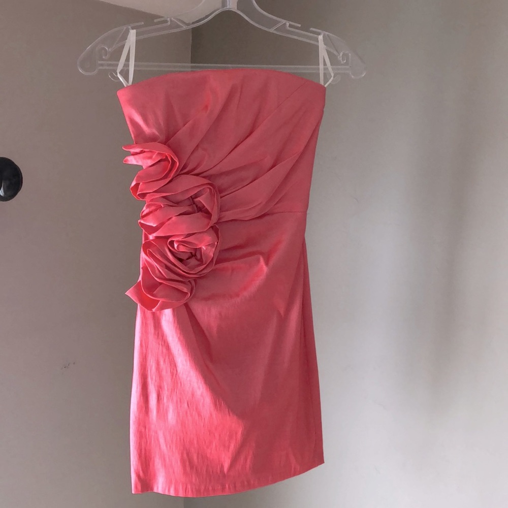Coral Cocktail Dress